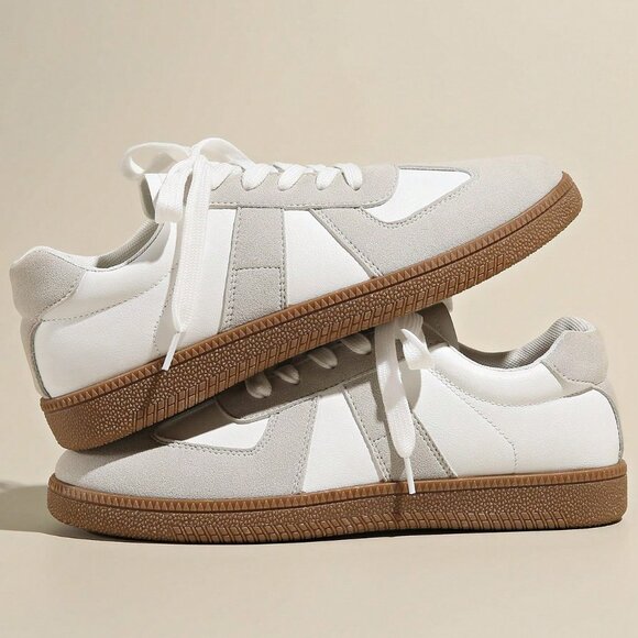 Women's Washable Round Toe Low Top Casual Sneakers - Picture 4 of 6